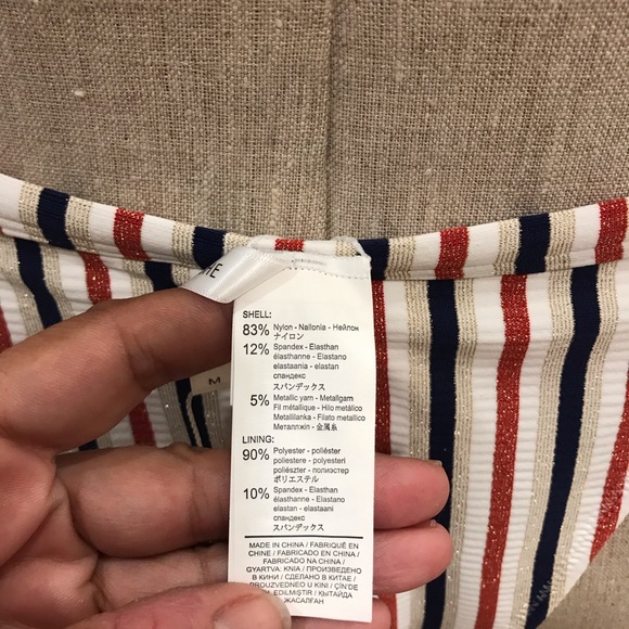 Cupshe tricolor patriotic triangle bikini. Size M - Picture 9 of 14